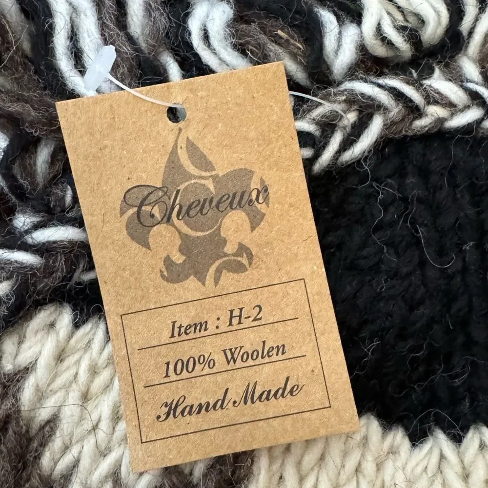 NEW Handcrafted by Nepolis artisisans MohawkBeanie lined Woolen Nepal variety